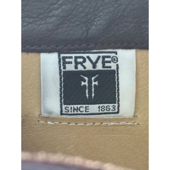 FRYE dark chocolate brown 100% leather knee high Phillip equestrian riding boots - Picture 14 of 16